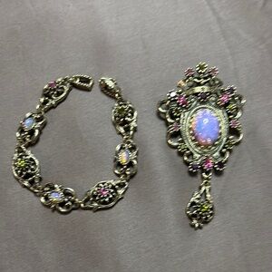 Coventry Elegant Gold and Pink Jewelry Set